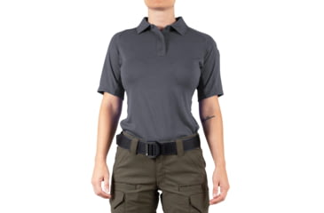 Image of First Tactical Performance Short Sleeve Polo - Women's, Asphalt, 3XL, 122509-015-3XL