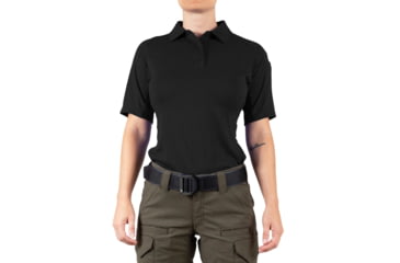 Image of First Tactical Performance Short Sleeve Polo - Women's, Black, 3XL, 122509-019-3XL