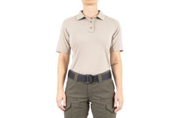 Image of First Tactical Performance Short Sleeve Polo - Women's, Khaki, 3XL, 122509-055-3XL