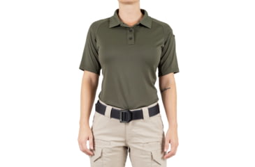 Image of First Tactical Performance Short Sleeve Polo - Women's, OD Green, 3XL, 122509-830-3XL