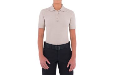 Image of First Tactical Womens Cotton S/S Polo, Khaki, XXL Regular 122505-055-XXL-R