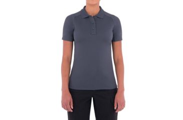 Image of First Tactical Womens Performance Ss Polo, Asphalt, Extra Small 122509-015-XS