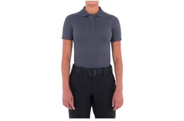 Image of First Tactical Womens Performance Ss Polo, Asphalt, Extra Small 122509-015-XS