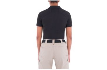 Image of First Tactical Womens Performance Ss Polo, Black, Extra Small 122509-019-XS