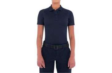 Image of First Tactical Womens Performance Ss Polo, Midnight Navy, Extra Small 122509-729-XS