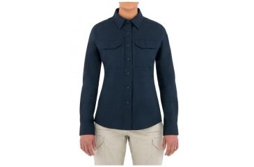 Image of First Tactical Womens Specialist Tactcl Ls Sh, Midnight Navy, Extra Small Regular 121003-729-XS-R