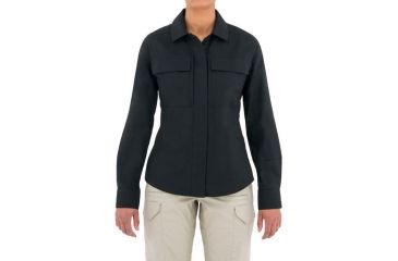Image of First Tactical Womens Tactix L/S Bdu Shirt, Black, Extra Small Regular 121001-019-XS-R