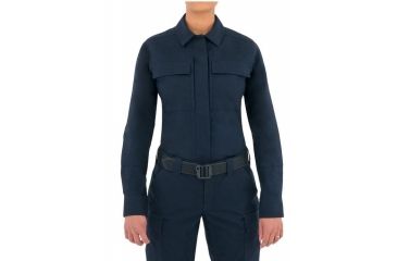 Image of First Tactical Womens Tactix L/S Bdu Shirt, Midnight Navy, XXL Regular 121001-729-XXL-R