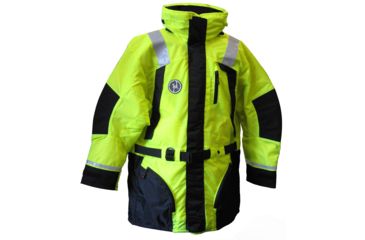 Image of Firstwatch Hi-Vis Flotation Coat - Hi-Vis Yellow/Black - X-Large 46490