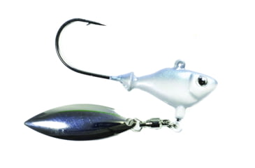 Image of Fish Head Spin Jighead, 1/2 oz, 5/0 Hook, Albino, 1100107