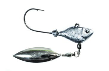 Image of Fish Head Spin Jighead, 3/8 oz, 5/0 Hook, Smokin Shad, 1101206