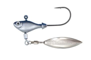 Image of Fish Head Spin Jighead 3/8oz, 5/0 Hook, Aurora Blue, 1100306