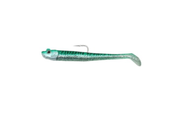Image of Fish Lab Mad eel heavy side/ side rolling action stright rigging 7 1/2in 3 1/2 oz sinking 1 head 2 bodies Green Mackel, ME-7.5-GM