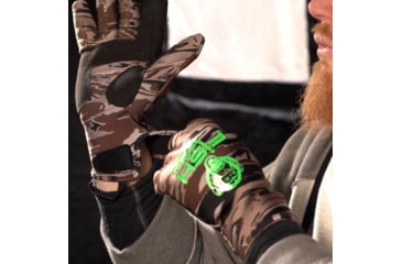 Image of Fish Monkey Backcountry Gloves, Fall Water Camo, L, FM28-FALLWTRCAM-L