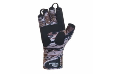 Image of Fish Monkey Backcountry II Gloves, Fall Water Camo, L, FM29-FALLWTRCAM-L