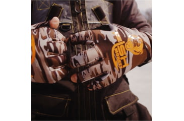 Image of Fish Monkey Backcountry II Gloves, Fall Water Camo, L, FM29-FALLWTRCAM-L