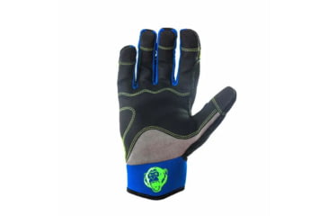 Image of Fish Monkey Easy Work Waterman Gloves, Neon Green Royal, M, FM19-NGRROY-M