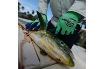 Image of Fish Monkey Filet Gripper Glove, Neon Green Royal, L/XL, FM13-NGRROY-L/XL