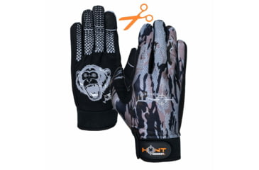 Image of Fish Monkey Free Style Hunt Fishing Glove, Hardwood, L, HM711-HDWD-L