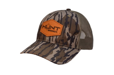 Image of Fish Monkey Hunt Genuine Leather Applique Hat, Original Bottomland, One size, HM802-OBL