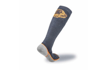 Image of Fish Monkey OTC Back Country Series Mediumweight Over The Calf Socks, Black, 2XL, SM325-BLK-XXL