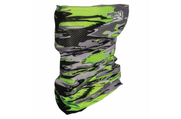 Image of Fish Monkey Performance Face Guard, Voodoo Swamp Neon Green, One size, FM40-VSG