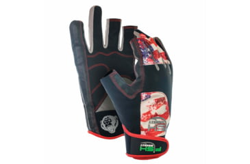 Image of Fish Monkey Quick Release Medium Weight Wiring Glove, Americana, XL, FM16-AMER-XL