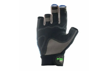 Image of Fish Monkey The Crusher Half Finger Jigging Gloves, Blue Water Camo, M, FM15-BLWTRCAM-M