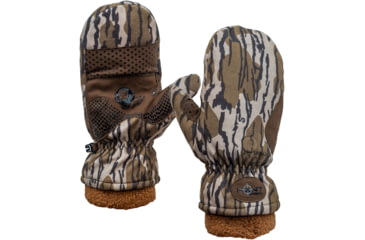Image of Fish Monkey The Heater Flip Top Mitten, Bottomland, 2XL, HM715-OBL-XXL