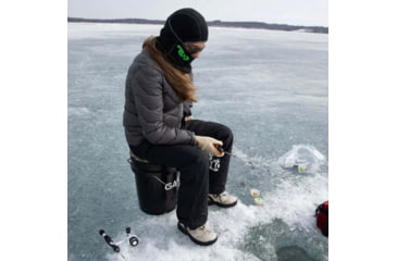 Image of Fish Monkey Yeti Fleece Balaclava, Black, One size, FM42-BL