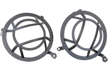 Image of Fishbone Offroad Fishbone Aluminum Headlight Guards, Jeep Wrangler JL 2018 - 2020, Black Textured, FB21120