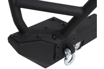 Image of Fishbone Offroad Fishbone Front Winch Bumper w/Full Grille Guard, Jeep Wrangler JK 2007 - 2018, Black Textured, FB22005