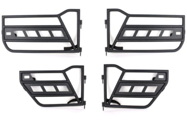 Image of Fishbone Offroad Front and Rear Tube 4 Doors, Jeep Wrangler JK 2007 - 2018, Black Textured, FB24022