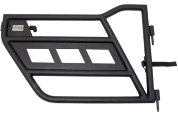 Image of Fishbone Offroad Front and Rear Tube Doors, Jeep Wrangler JL 2018 - 2020, Black Textured, FB24086
