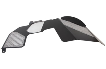 Image of Fishbone Offroad Front JL Inner Fenders for Jeep Wrangler JL 2018 - 2021/Gladiator 2019 - 2021, Black Powder Coat Aluminum, FB33193F