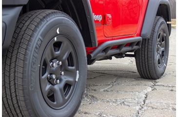 Image of Fishbone Offroad JL Rocker Guard, 2 Door, Jeep Wrangler JL 2018 - 2020, Black Textured, FB21097