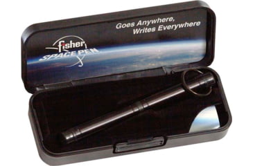 Image of Fisher Space Pen Backpacker Keyring Space Pen with NASA Meatball Logo, Black, BP/B-NASAMB