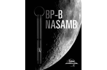 Image of Fisher Space Pen Backpacker Keyring Space Pen with NASA Meatball Logo, Black, BP/B-NASAMB