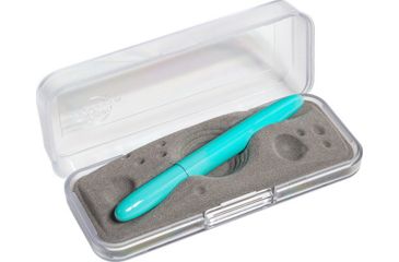 Image of Fisher Space Pen Bullet Space Pen, PR-4 Black Ink, Medium Point, 5.25 / 3.75 in Length, Gift Boxed, Tahitian Blue, 400TBL