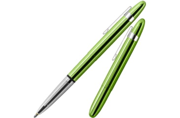 Image of Fisher Space Pen Lime Green Powder Coated with Clip FSP400LGCL