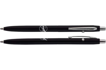 Image of Fisher Space Pen Shuttle Space Pen with Chrome Accents and NASA Meatball Logo, Matte Black/Chrome, CH4BC-NASAMB