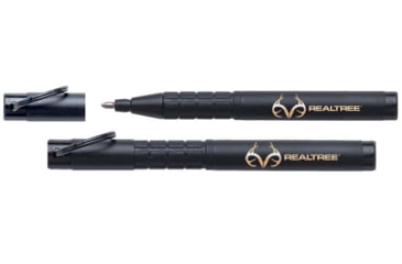 Image of Fisher Space Pen Trekker Keyring Space Pen with RealTree Logo, Matte Black, 725B-RT