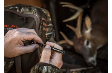 Image of Fisher Space Pen Trekker Keyring Space Pen with RealTree Logo, Matte Black, 725B-RT