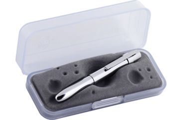 Image of Fisher Space Pen X-Mark Bullet Space Pen, PR-4 Black Ink, Medium Point, 5.27 in Length, Gift Boxed, w/ Square Top Cap, Chrome, 400WCCL
