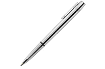 Image of Fisher Space Pen X-Mark Bullet Space Pen, PR-4 Black Ink, Medium Point, 5.27 in Length, Gift Boxed, w/ Square Top Cap, Chrome, 400WCCL