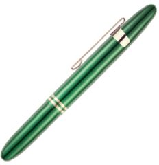 Image of Fisher Space Pen Emerald Green Lacquered with Gold Clip FSP400EGGCL