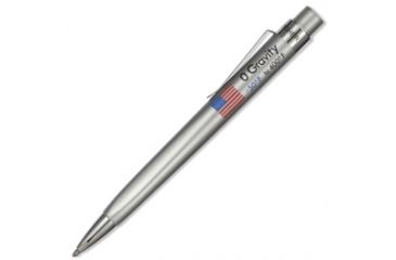 Image of Fisher Space Pen Silver Zero Gravity Pen with US Flag Imprint FSPZGS