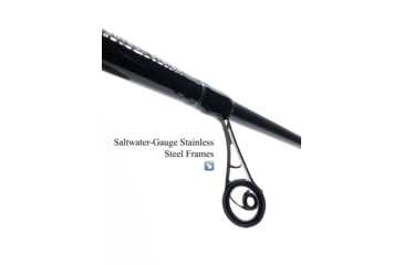 Image of Fitzgerald Fishing Aqua Dream Inshore Series Spinning, Medium, Black, 7ft2in, FRAD72M