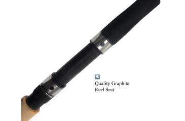 Image of Fitzgerald Fishing Aqua Dream Inshore Series Spinning, Medium, Black, 7ft2in, FRAD72M