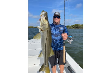 Image of Fitzgerald Fishing Aqua Dream Inshore Series Spinning, Medium, Black, 7ft2in, FRAD72M